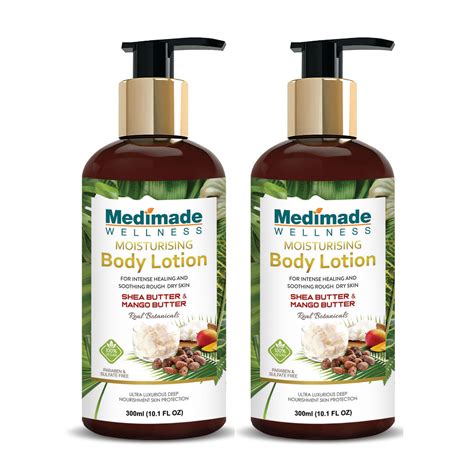 Medimade Shea Butter And Mango Butter Body Lotion Ml X Pack