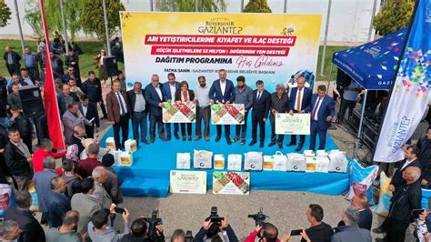 Gaziantep te Arı Yetiştiricilerine ve Hayvan Yetiştiricilerine Destek