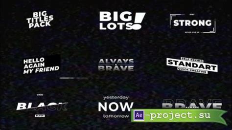 Videohive Glitch Titles Ae Project For After Effects