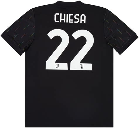 2021 22 Juventus Away Shirt Chiesa 22 NEW