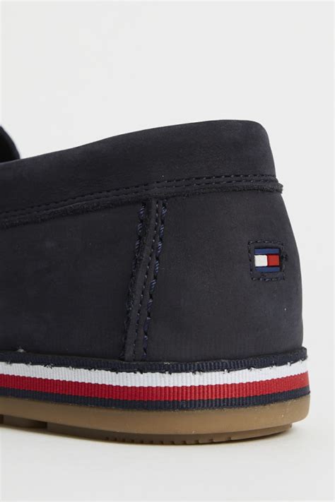 Mocassins Bleu Marine Tommy Hilfiger Destock Jeans