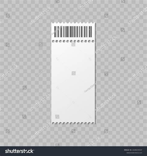 Blank Ticket Mockup Template Movie Lottery Stock Vector (Royalty Free) 2228219337 | Shutterstock