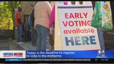 Saturday Is Last Day To Register To Vote In Time For Midterm Elections