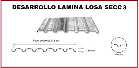 Losacero Secc Deck L Minas Y Perfiles Vg