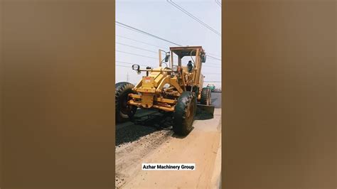 Cat 120k2 Motor Grader Working Construction Site Shorts Cat Grader Caterpillar Construction