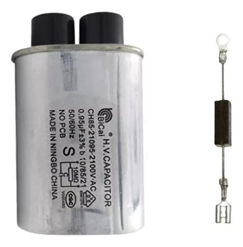 Capacitor Microondas 95 Uf 2100 Universal Ch85 Meses sin interés