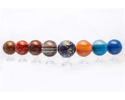 Solar System Planet Set Rotating Decor By Mova Globe