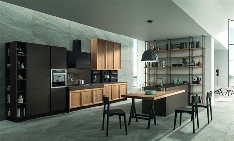 L Elegante Cucina Di Design Rovere Nodato Lab Cucine Torino