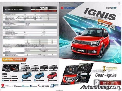 Spesifikasi Suzuki Ignis Indonesia Autonetmagz Review Mobil Dan