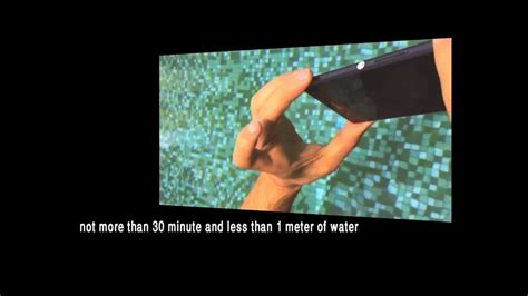 Sony Xperia Z Water Testing Working Youtube