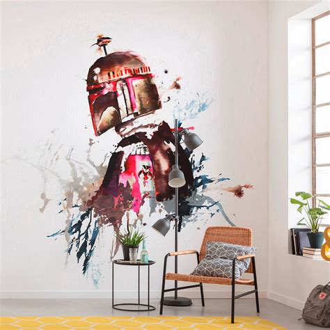 Vlies Fototapete Star Wars Watercolor Boba Fett X Cm Wall