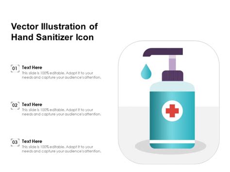 Vector Illustration Of Hand Sanitizer Icon Ppt Powerpoint Presentation Slides Themes Pdf