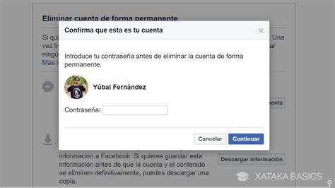 Cómo eliminar tu cuenta de Facebook definitivamente