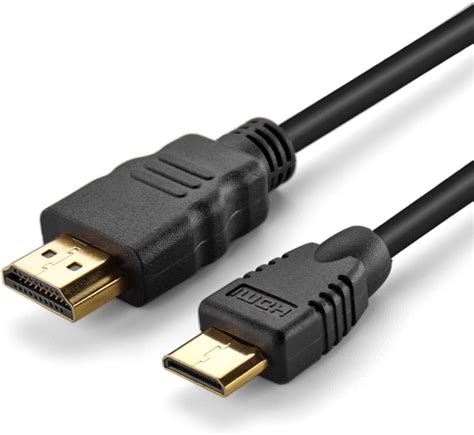 TNP Câble Mini HDMI vers HDMI mâle C vers mâle A Premium 3 m