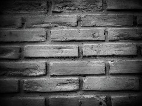 Black And White Brick Wall Texture Background Stock Image Image Of