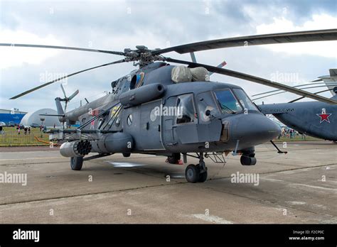 Mi Amtsh Terminator Assault Helicopter At Maks Air Show In Moscow