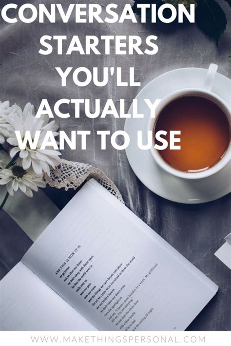 Spark meaningful conversations with these conversation starter ideas