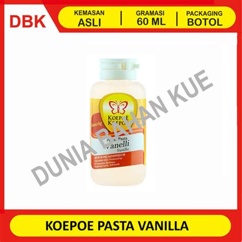 Jual KOEPOE KOEPOE PASTA VANILLA 60 ML KUPU KUPU VANILLI Kab