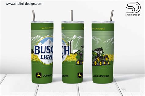 Busch Light John Deere For The Farmers Design For Oz Tumbler