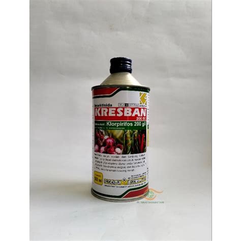 Jual INSEKTISIDA KRESBAN 200EC 100ML 500ML 1LT Pengendali Hama Ulat