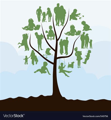 Family tree Royalty Free Vector Image - VectorStock