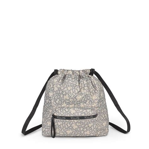 Mochila Tous Mujer Kaos Mini Sport Beige Gris