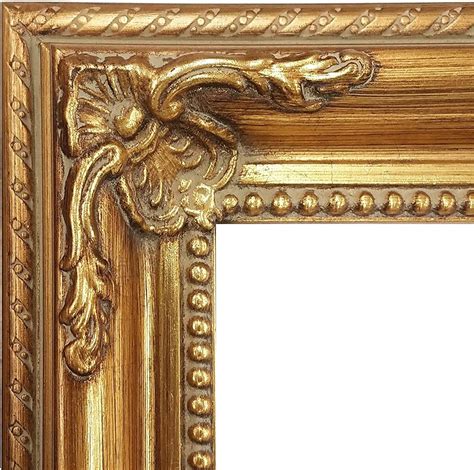 Impactint Ornate Baroque Vintage Classic Gold Picture