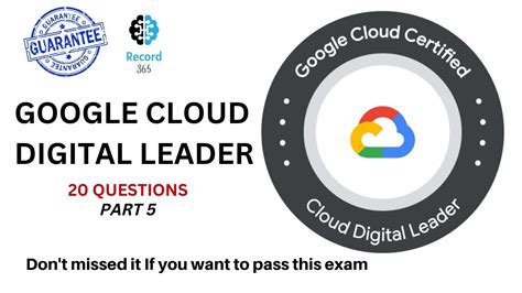 Google Cloud Digital Leader Dumps 2023 Part 5 GCP CDL Solved