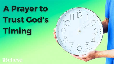 A Prayer to Trust God’s Timing - Video