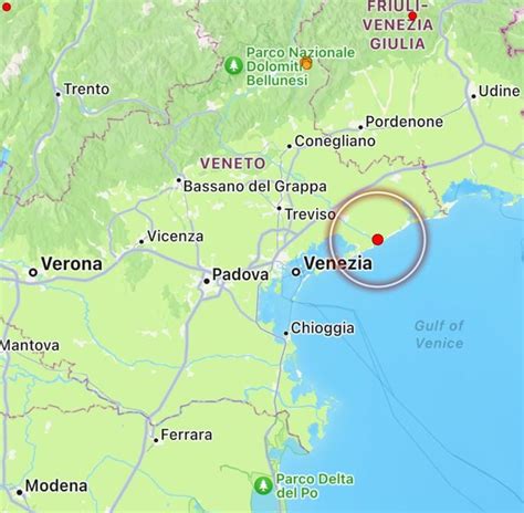 Terremoto Veneto Epicentro Nei Pressi Di Eraclea DATI E MAPPE