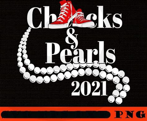 Chucks And Pearls Red Empowered Women Feminist Woman Up Girl Power