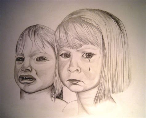 Sad Child Drawing at GetDrawings | Free download