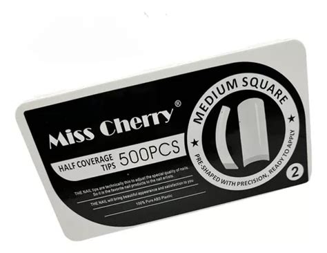 Caja Tips Miss Cherry Cuadrado Natural 500 Pzs MercadoLibre