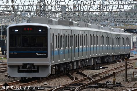 2nd Train 【小田急】3000形3269f3269×6全般検査明け試運転の写真 Topicphotoid96151