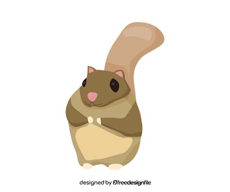 Cute Flying Squirrel Clipart Free Download