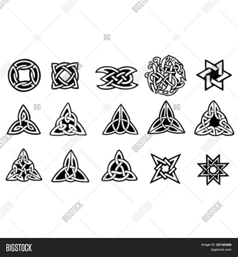 Celtic Symbols Collection Vector & Photo | Bigstock