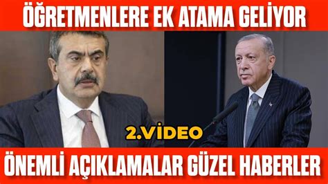 Öğretmenlere İlave Ek Atama Gelecek İnşallah Önemli Gelişme Ek atama