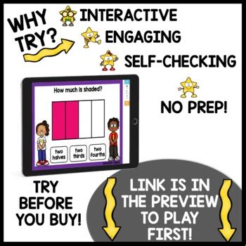 Fractions Using Boom Cards By Shanon Juneau We Are Better Together