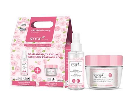 Flos Lek Rose For Skin Pro Age Zestaw R Any Krem Odm Adzaj Cy N Dzie