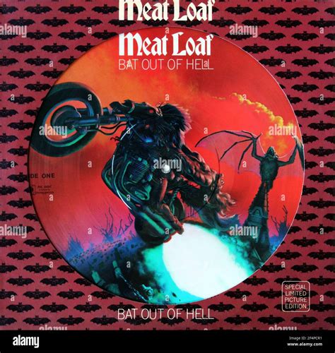 Meat Loaf 1977 LP Front Cover Bat Out Of Hell Special Limited