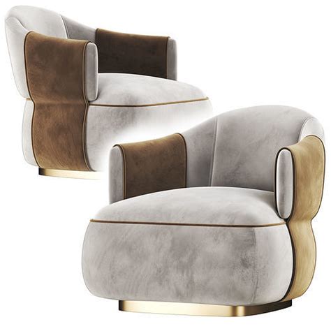 Larzia Armchair Trussardi Casa D Model Cgtrader