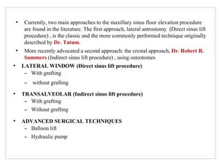 MAXILLARY SINUS AUGMENTATION.pptx