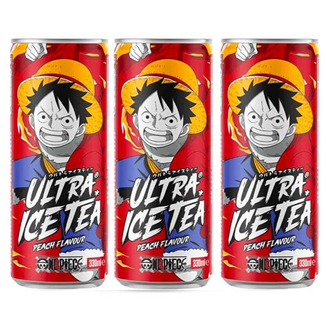 Ultra Ice Tea One Piece Ruffy Luffy 3x 330ml 2 57