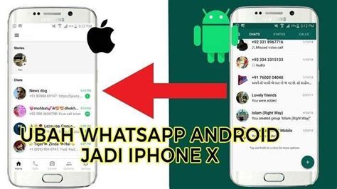 Cara Merubah Tampilan Whatsapp Android Seperti Iphone X Chatting Lebih