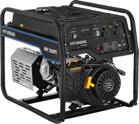 Генератор бензиновий Hyundai HHY 3020FЕ 2.8/3 кВт электрический пуск ...