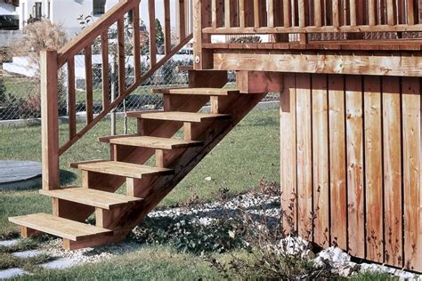 Kleine Holztreppe Selber Bauen Haus Bauen