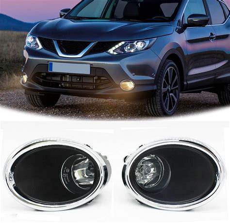 VGETTING Fog Light For Nissan QASHQAI 2014 2015 2016 2017 Replacement