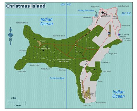 Maps Of Christmas Island Collection Of Maps Of Christmas Island