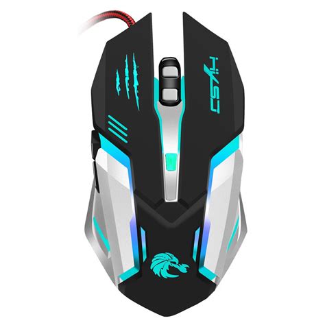 Mouse Gamer Para Jogos Fio Usb Marca Hxsj Modelo S Dpi