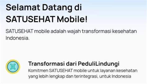 Begini Cara Update Aplikasi Pedulilindungi Menjadi Satusehat Mobile